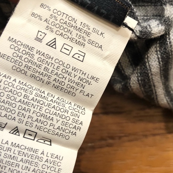 Oakley Striped Silk/Cashmere Blend Cardigan Unisex Small - Picture 5 of 9